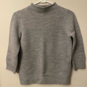 J. Crew Wool Mock-neck Sweater